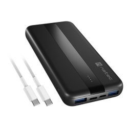 NATEC TREVI SLIM Q V2 Polímero de litio 10000 mAh Negro