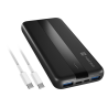NATEC TREVI SLIM Q V2 Polímero de litio 10000 mAh Negro