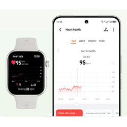 Honor InfoWear Watch 2i 4,7 cm (1.85") AMOLED 49.7 mm Digital 390 x 450 Pixeles Pantalla táctil Blanco