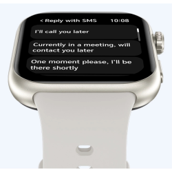 Honor InfoWear Watch 2i 4,7 cm (1.85") AMOLED 49.7 mm Digital 390 x 450 Pixeles Pantalla táctil Blanco