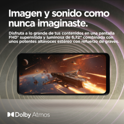 Motorola moto g15 17,1 cm (6.72") SIM doble Android 15 4G USB Tipo C 8 GB 512 GB 5200 mAh Gris