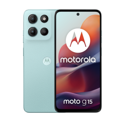 Motorola moto g15 17,1 cm (6.72") SIM doble Android 15 4G USB Tipo C 8 GB 512 GB 5200 mAh Azul claro