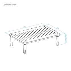 TooQ TQMR086 soporte para monitor Escritorio