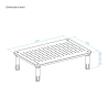 TooQ TQMR086 soporte para monitor Escritorio