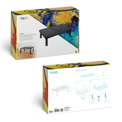 TooQ TQMR086 soporte para monitor Escritorio