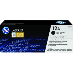 HP 12A Black Original LaserJet Toner Cartridge cartucho de tóner 1 pieza(s