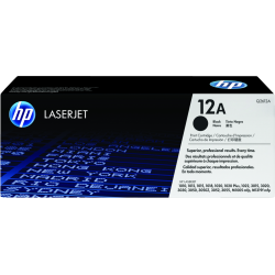 HP 12A Black Original LaserJet Toner Cartridge cartucho de tóner 1 pieza(s