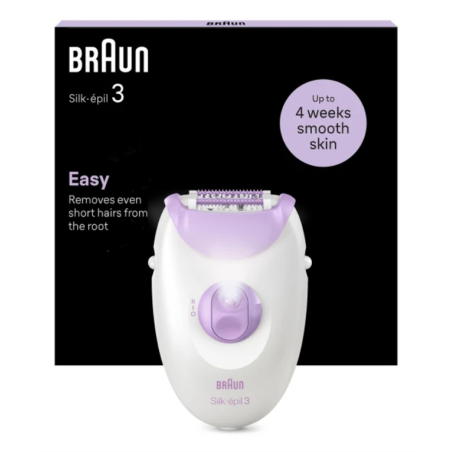Braun Silk-épil 3 3-000 20 pinzas Púrpura, Blanco