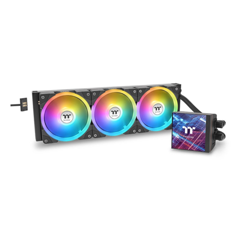 Thermaltake MAGFloe 420 Ultra ARGB Procesador Sistema de refrigeración líquida todo en uno 14 cm Negro 1 pieza(s