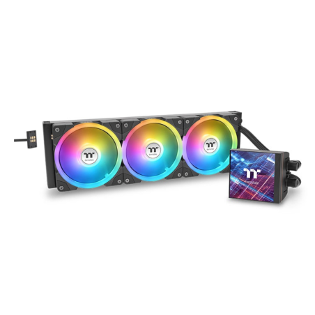 Thermaltake MAGFloe 420 Ultra ARGB Procesador Sistema de refrigeración líquida todo en uno 14 cm Negro 1 pieza(s