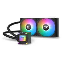 Thermaltake LA240 ARGB Placa base Kit de refrigeración líquida 12 cm Negro 1 pieza(s