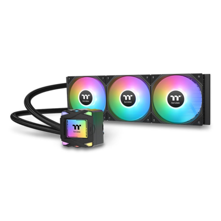 Thermaltake LA360 ARGB Placa base Kit de refrigeración líquida 12 cm Negro 1 pieza(s