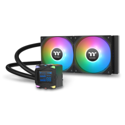 Thermaltake LA240-S ARGB Placa base Kit de refrigeración líquida 12 cm Negro 1 pieza(s