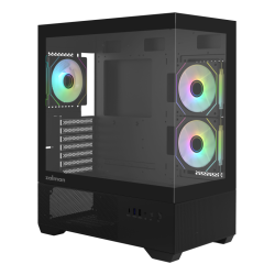 Zalman CHRONIX BLACK Midi Tower Negro