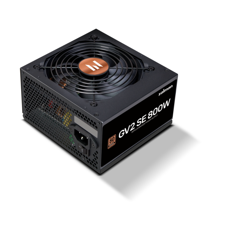 Zalman GV2SE unidad de fuente de alimentación 800 W 20+4 pin ATX ATX Negro