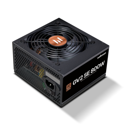 Zalman GV2SE unidad de fuente de alimentación 800 W 20+4 pin ATX ATX Negro