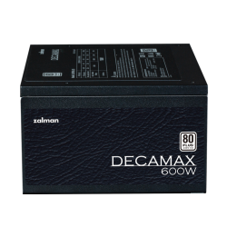 Zalman Decamax unidad de fuente de alimentación 600 W ATX Negro