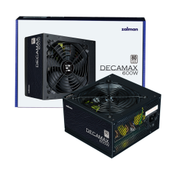 Zalman Decamax unidad de fuente de alimentación 600 W ATX Negro