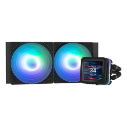 Zalman ALPHA2 DS A24 BLACK sistema de refrigeración para ordenador Procesador Sistema de refrigeración líquida todo en uno 12 cm