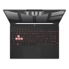 ASUS TUF Gaming A15 TUF507NUR-LP110 AMD Ryzen™ 7 39,6 cm (15.6") DDR5-SDRAM NVIDIA GeForce RTX 4050 Wi-Fi 6 (802.11ax) Negro, Gr