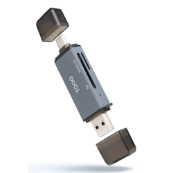 TooQ TQR-3001G lector de tarjeta USB 3.0 Type-A/Type-C