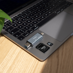 TooQ TQR-3001G lector de tarjeta USB 3.0 Type-A/Type-C