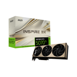 MSI GEFORCE RTX 5070 TI 16G INSPIRE 3X OC tarjeta gráfica NVIDIA 16 GB GDDR7