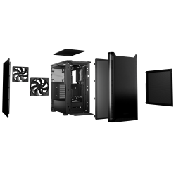 be quiet! PURE BASE 501 Black Midi Tower Negro