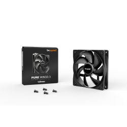 be quiet! Pure Wings 3 120mm Carcasa del ordenador Ventilador 12 cm Negro 1 pieza(s