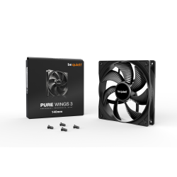 be quiet! Pure Wings 3 140mm Carcasa del ordenador Ventilador 14 cm Negro 1 pieza(s