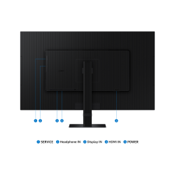 Samsung S70D pantalla para PC 81,3 cm (32") 3840 x 2160 Pixeles 4K Ultra HD LED Negro