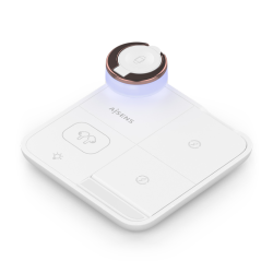 AISENS ASCH-15W4WC061-W cargador de dispositivo móvil Auriculares, Smartphone, Reloj inteligente Cargador inalámbrico Interior