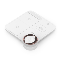 AISENS ASCH-15W4WC061-W cargador de dispositivo móvil Auriculares, Smartphone, Reloj inteligente Cargador inalámbrico Interior