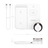 AISENS ASCH-15W4WC061-W cargador de dispositivo móvil Auriculares, Smartphone, Reloj inteligente Cargador inalámbrico Interior
