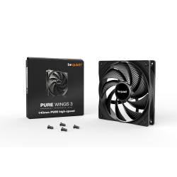 be quiet! Pure Wings 3 140mm PWM high-speed Carcasa del ordenador Ventilador 14 cm Negro 1 pieza(s