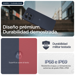 Motorola moto g86 power 5G 16,9 cm (6.67") SIM doble Android 15 USB Tipo C 8 GB 512 GB 6720 mAh Azul