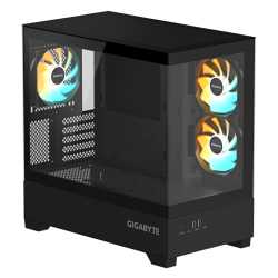 GIGABYTE C201 PANORAMIC Midi Tower Negro