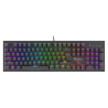 TECLADO GAMING GENESIS THOR 300 RGB MECANICO SWITCH OUTEMU ROJO