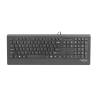 TECLADO NATEC BARRACUDA SLIM NEGRO