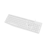 TECLADO NATEC NAUTILUS SLIM LAYOUT 106 TECLAS BLANCO