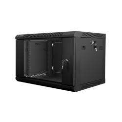 ARMARIO RACK LANBERG 6U 600X450X368 AUTO ENSAMBLADO 19" HASTA 60 KG NEGRO