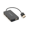 HUB USB GEMBIRD 2.0 4 PUERTOS NEGRO
