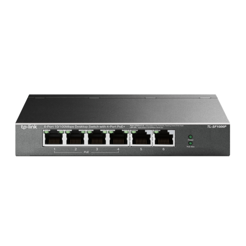 SWITCH TP-LINK 6 PORT 10/100MBPS 4 PORT POE