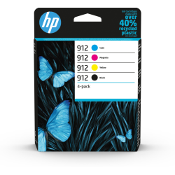 TINTA HP 912 PACK AHORRO NEGRO CIAN MAGENTA AMARILLO