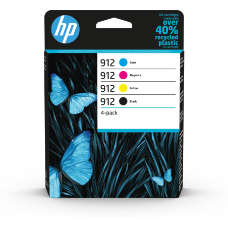 TINTA HP 912 PACK AHORRO NEGRO CIAN MAGENTA AMARILLO