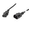 CABLE ALARGADOR LANBERG ALIMENTACION CPU IEC320 C13 H/IEC320 C14 M VDE 5M