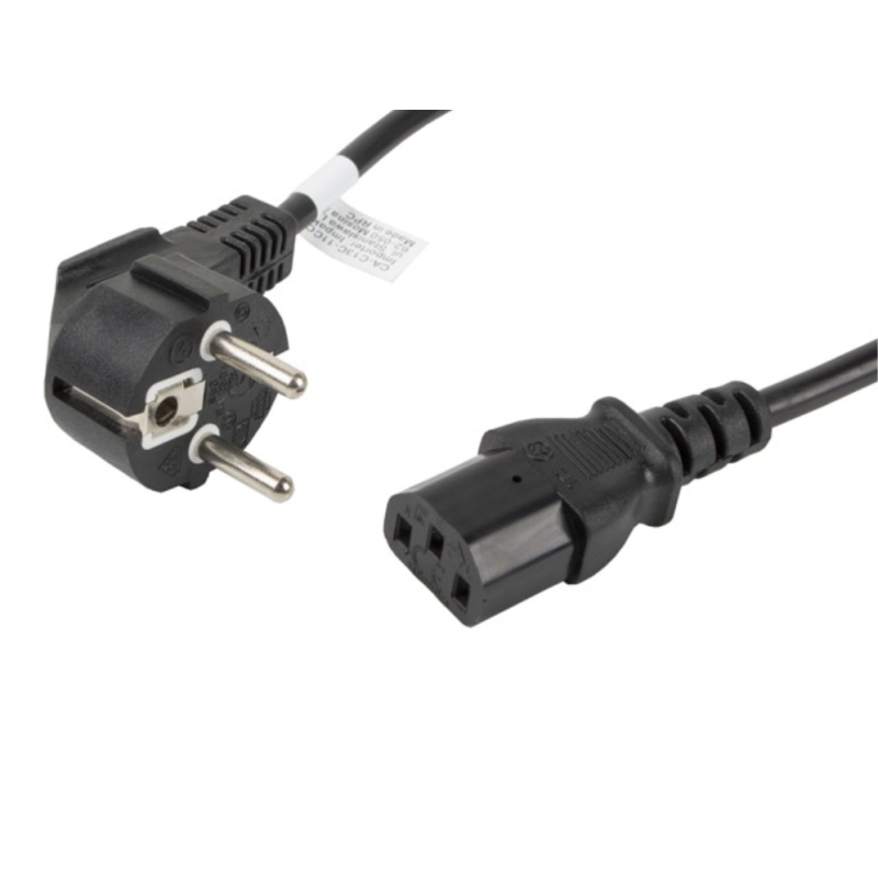 CABLE DE ALIMENTACION LANBERG SCHUKO CEE 7/7 A IEC320 C13 1.8M