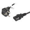 CABLE DE ALIMENTACION LANBERG SCHUKO CEE 7/7 A IEC320 C13 1.8M