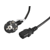 CABLE DE ALIMENTACION LANBERG SCHUKO CEE 7/7 A IEC320 C13 3M