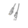 CABLE RED LANBERG LATIGUILLO CAT.6 FTP 0.25M GRIS FLUKE PASSED